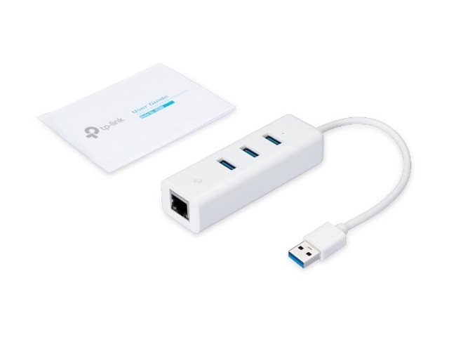 TP-LINK | USB 3.0 3-Port Hub & Gigabit Ethernet Adapter 2 in 1 USB Adapter | UE330 - Image 17