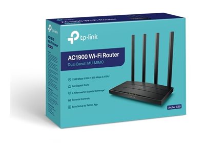 AC1900 Wireless MU-MIMO Wi-Fi 5 Router | Archer C80 | 802.11ac | 1300+600 Mbit/s | 10/100/1000 Mbit/s | Ethernet LAN (RJ-45) ports 4 | Mesh Support No | MU-MiMO Yes | No mobile broadband | Antenna type 4xFixed - Image 11