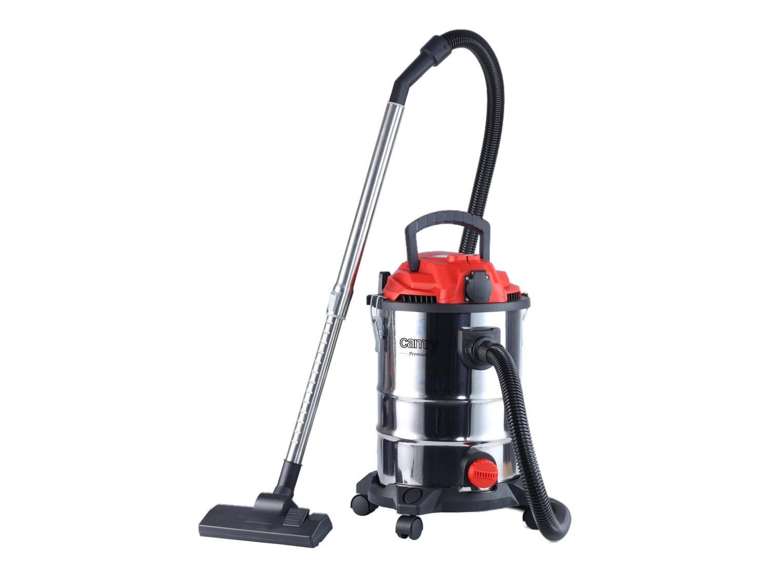 Camry | Professional industrial Vacuum cleaner | CR 7045 | Bagged | Wet suction | Power 3400 W | Dust capacity 25 L | Red/Silver - Image 14