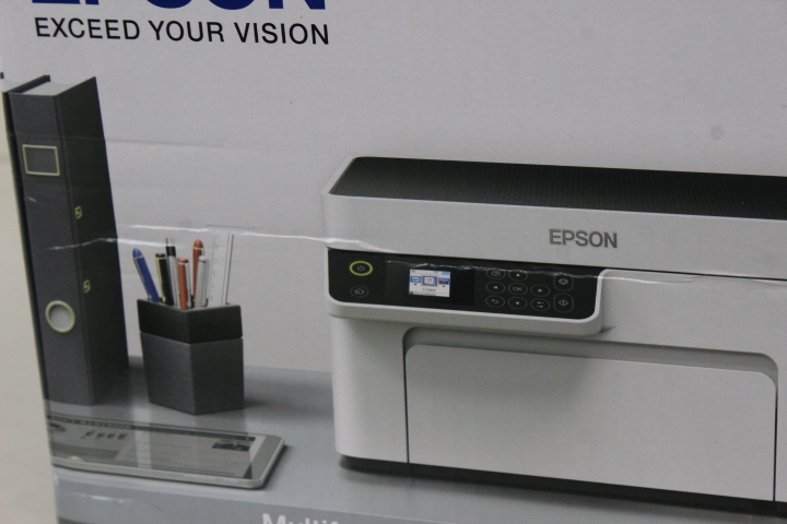 SALE OUT. Epson EcoTank M2120 Multifunction compact mono printer with Wi-Fi | Epson Multifunction compact printer | EcoTank M2120 | Inkjet | Mono | A4 | Wi-Fi | White | DAMAGED PACKAGING - Image 2