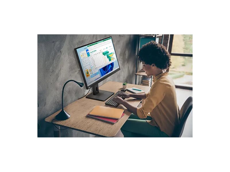 Lenovo | ThinkVision | E27q-20 | 27 " | IPS | QHD | 16:9 | 75 Hz | 4 ms | 2560 x 1440 | 350 cd/m² | HDMI ports quantity 1 | Raven Black | Warranty 36 month(s) - Image 18