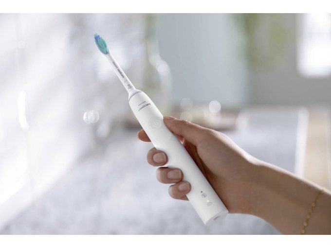 Philips | Sonic Electric Toothbrush | Sonicare 3100 series HX3675/13 | Rechargeable | For adults | Number of brush heads included 2 | Number of teeth brushing modes 1 | Sonic technology | White - Image 3