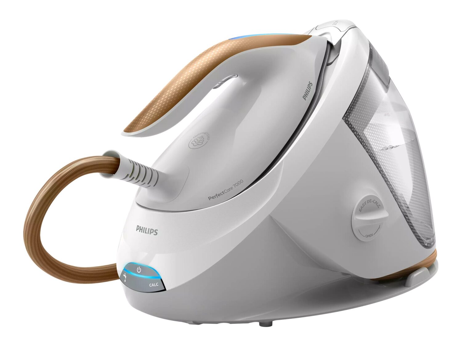 Philips | Iron | PerfectCare 7000 Series PSG7040/10 | 2100 W | 8 bar | Auto power off | Water tank capacity 1800 ml | Calc-clean function | White/Bronze