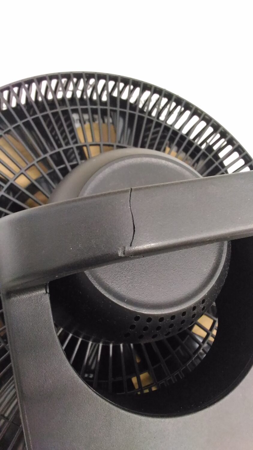 SALE OUT. Duux Whisper Flex Smart Fan with Battery Pack, Black | Duux | Smart Fan | Whisper Flex Smart Black with Battery Pack | Stand Fan | USED, DAMAGED PACKAGING, SMALL MARKS ON STAND, BATTERY NOT WORKING, CRACK ON BACK | Black | Diameter 34 cm | Number of speeds 26 | Oscillation | 2-22 W | Remote control | Timer - Image 8