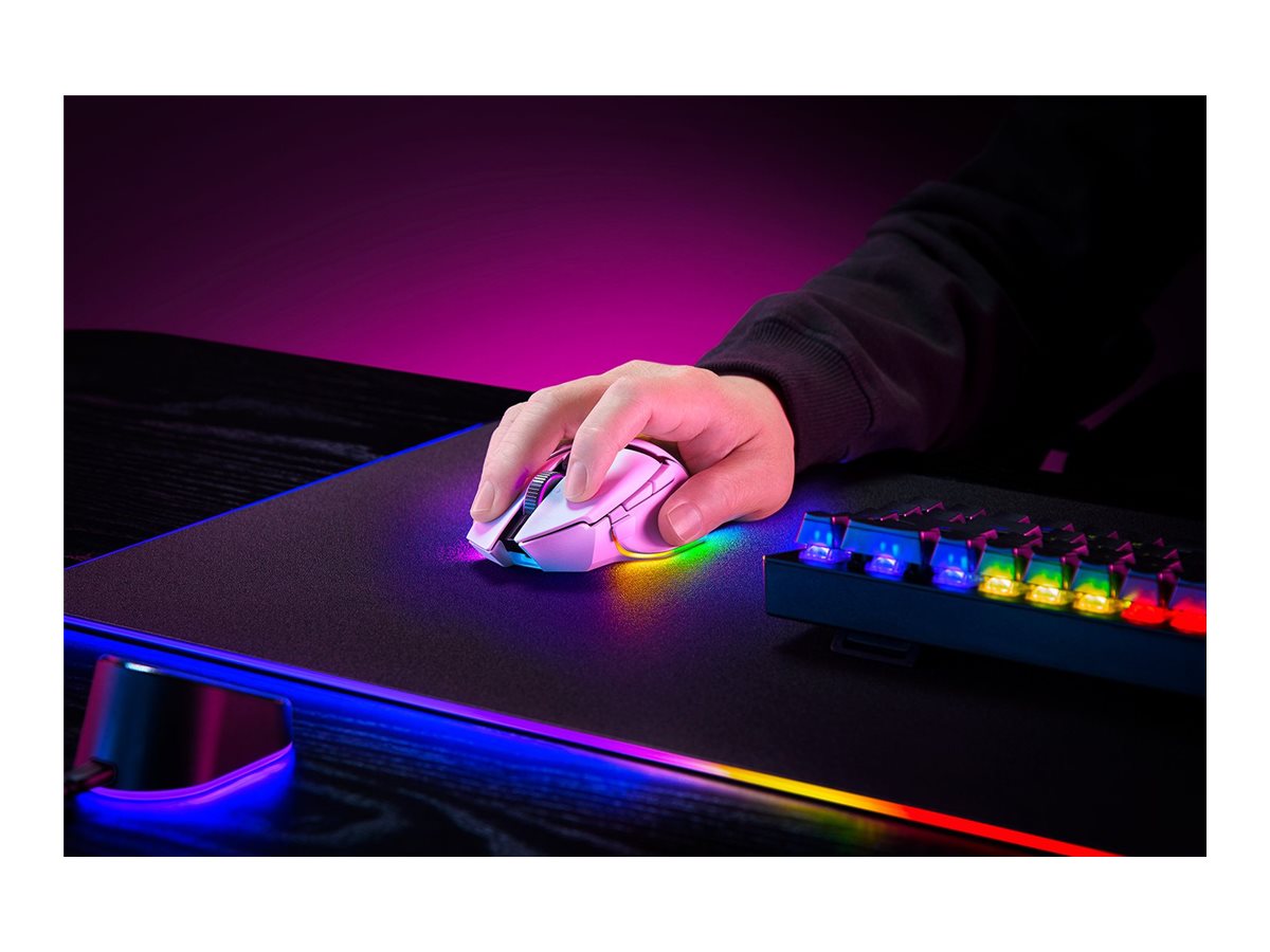 Razer | Basilisk V3 Pro | Gaming Mouse | Wireless | Bluetooth | White | Yes - Image 2