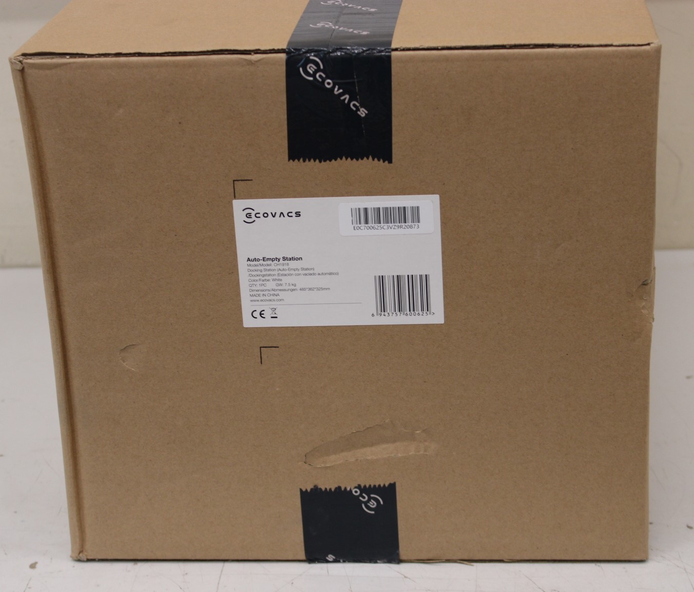 SALE OUT. Ecovacs Auto-Empty Station in White for OZMO T8 Series and N8/T9 Series incl. 2 dust bags | Ecovacs | Auto-Empty Station | White | DAMAGED PACKAGING - Image 2