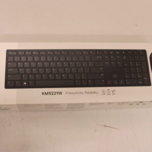 SALE OUT.  | Dell | Pro Keyboard and Mouse (RTL BOX) | KM5221W | Keyboard and Mouse Set | Wireless | Batteries included | US | REFURBISHED | Black | Wireless connection