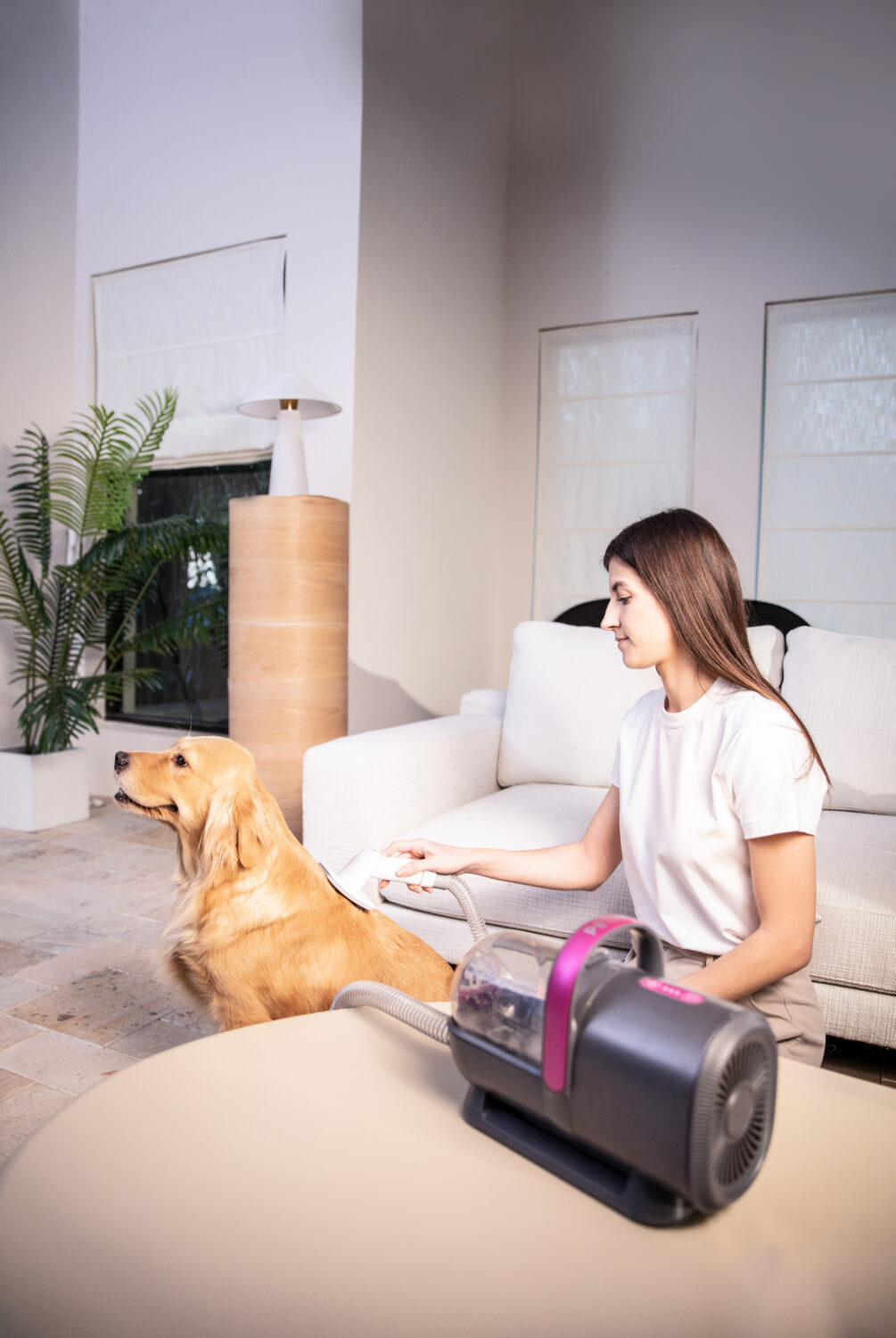 PETKIT | Air Clipper Pet Grooming Vacuum Kit 5in1 | LM4 | Grey/White - Image 8