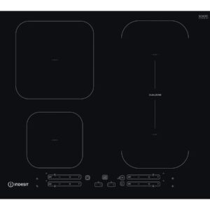 INDESIT | Hob | IB 65B60 NE | Induction | Number of burners/cooking zones 4 | Touch | Timer | Black
