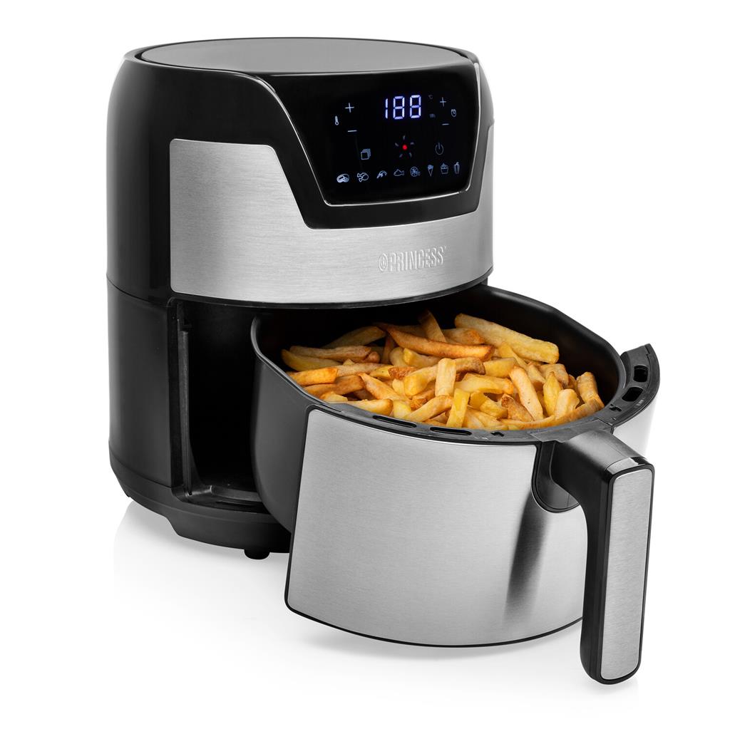Princess | Digital Airfryer XXL | 182026 | Power 1500 W | Capacity 4.5 L | Black/Stainless Steel - Image 2