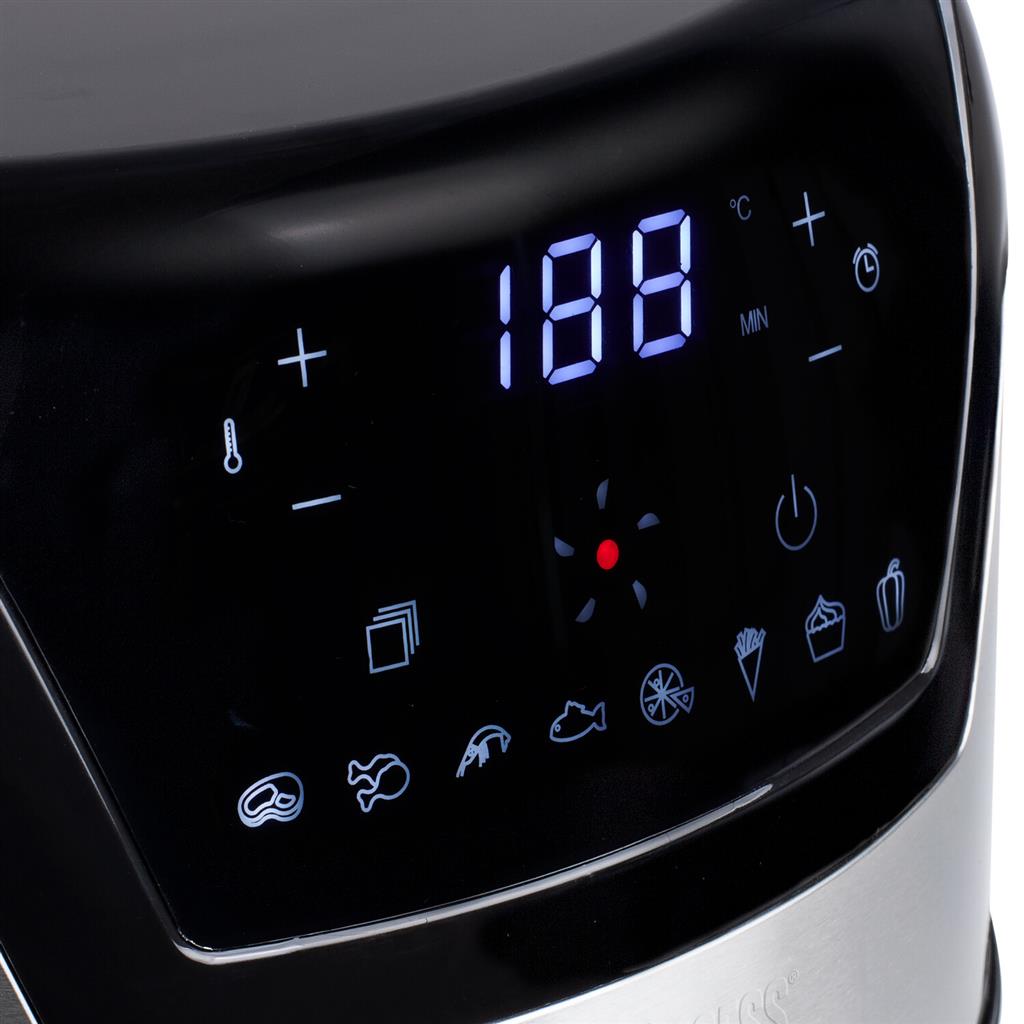 Princess | Digital Airfryer XXL | 182026 | Power 1500 W | Capacity 4.5 L | Black/Stainless Steel - Image 3