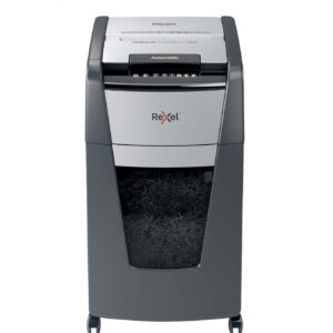 Rexel Optimum AutoFeed+ 225X Automatic Cross Cut Paper Shredder P4 | Black | 60 L | Paper shredding | Credit cards shredding | 55 dB | Automatic Cross Cut