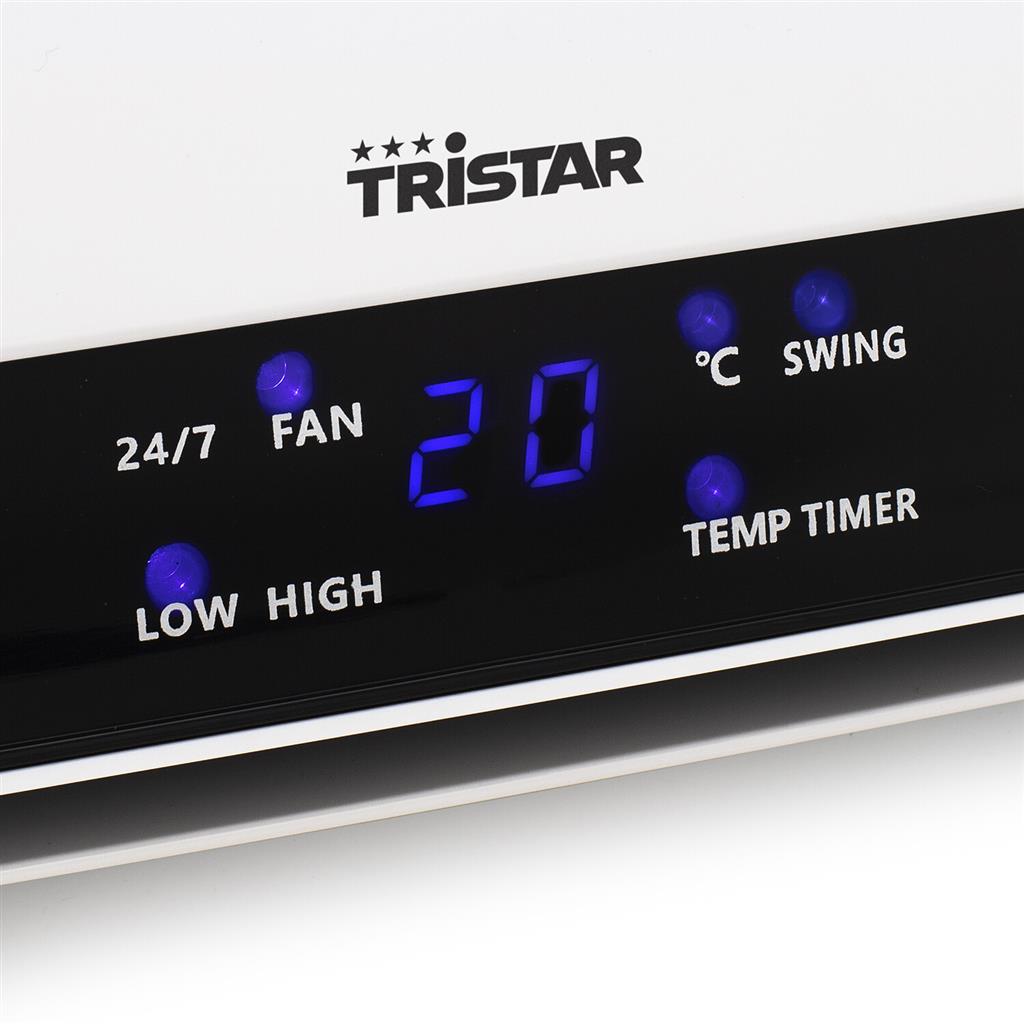 Tristar KA-5075 Ceramic heater 2000 W Number of power levels 3 Suitable for rooms up to 25 m² Suitable for rooms up to 60 m³ White IP00 - Image 3