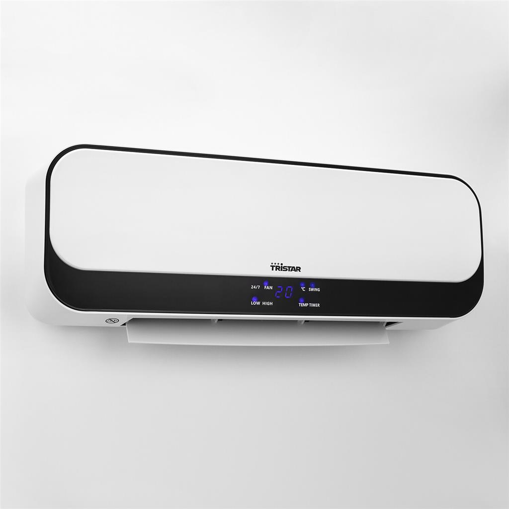 Tristar KA-5075 Ceramic heater 2000 W Number of power levels 3 Suitable for rooms up to 25 m² Suitable for rooms up to 60 m³ White IP00 - Image 4