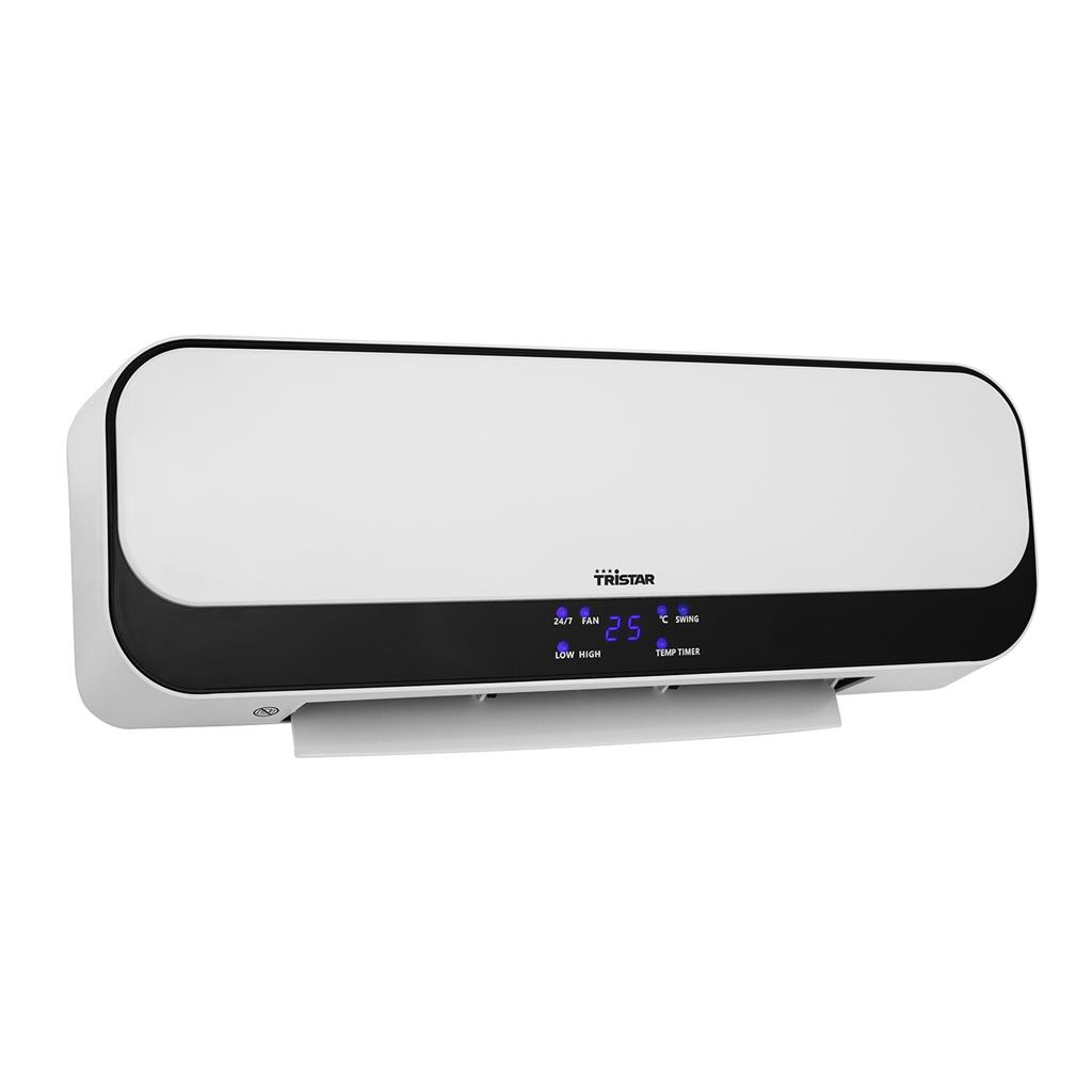 Tristar KA-5075 Ceramic heater 2000 W Number of power levels 3 Suitable for rooms up to 25 m² Suitable for rooms up to 60 m³ White IP00 - Image 2