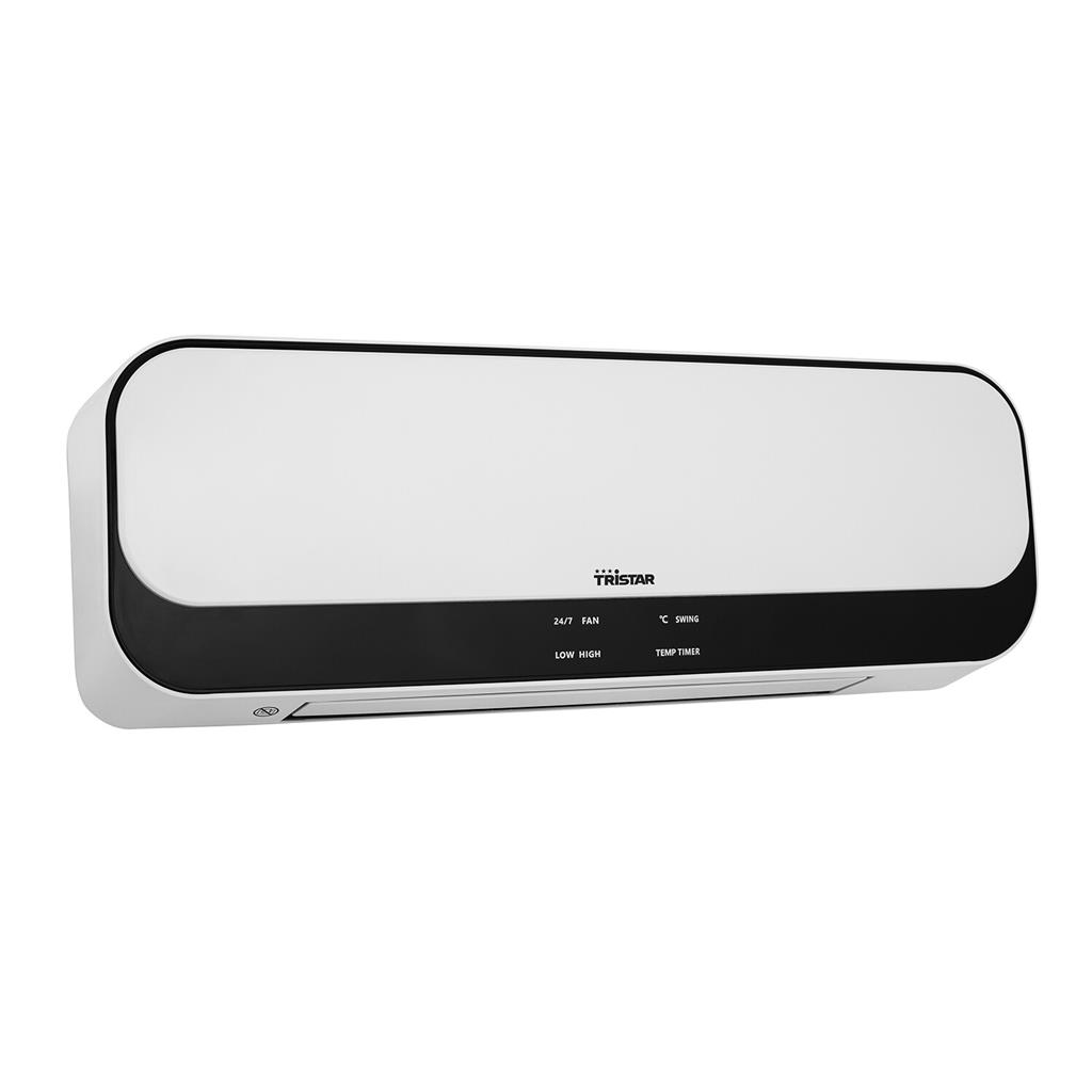 Tristar KA-5075 Ceramic heater 2000 W Number of power levels 3 Suitable for rooms up to 25 m² Suitable for rooms up to 60 m³ White IP00