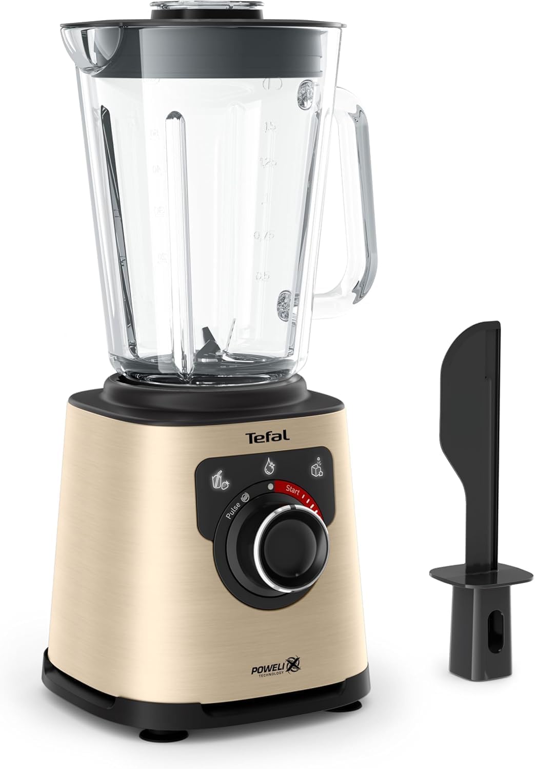 TEFAL | Blender | PerfectMix+ BL871A31 | Tabletop | 1200 W | Jar material Glass | Jar capacity 1.5 L | Ice crushing | Gold - Image 2