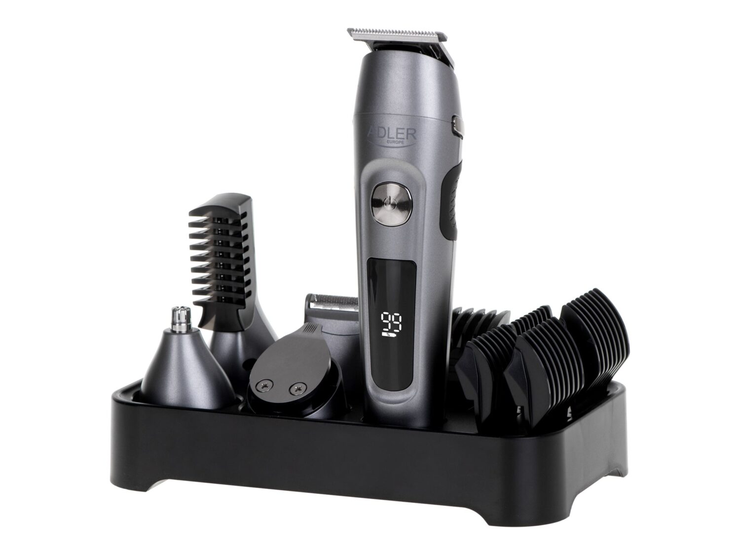 Adler | Grooming 6 in 1 Set | AD 2944 | Cordless | Number of length steps 6 | Stainless Steel/Black - Image 14