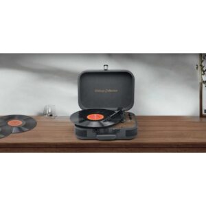 Muse Turntable Stereo System with Bluetooth Out | MT-207 DGB | 2x5 W | Bluetooth | Black/Brown