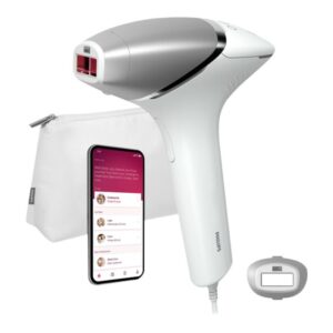 Philips Lumea IPL 8000 Series Hair Removal Device with SenseIQ | BRI940/00 | Bulb lifetime (flashes) 450.000 | Number of power levels 5 | White/Silver