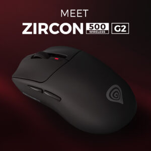 Genesis ZIRCON 500 G2 | Wireless/Wired | Gaming Mouse | 2.4 GHz, Bluetooth, USB | Black