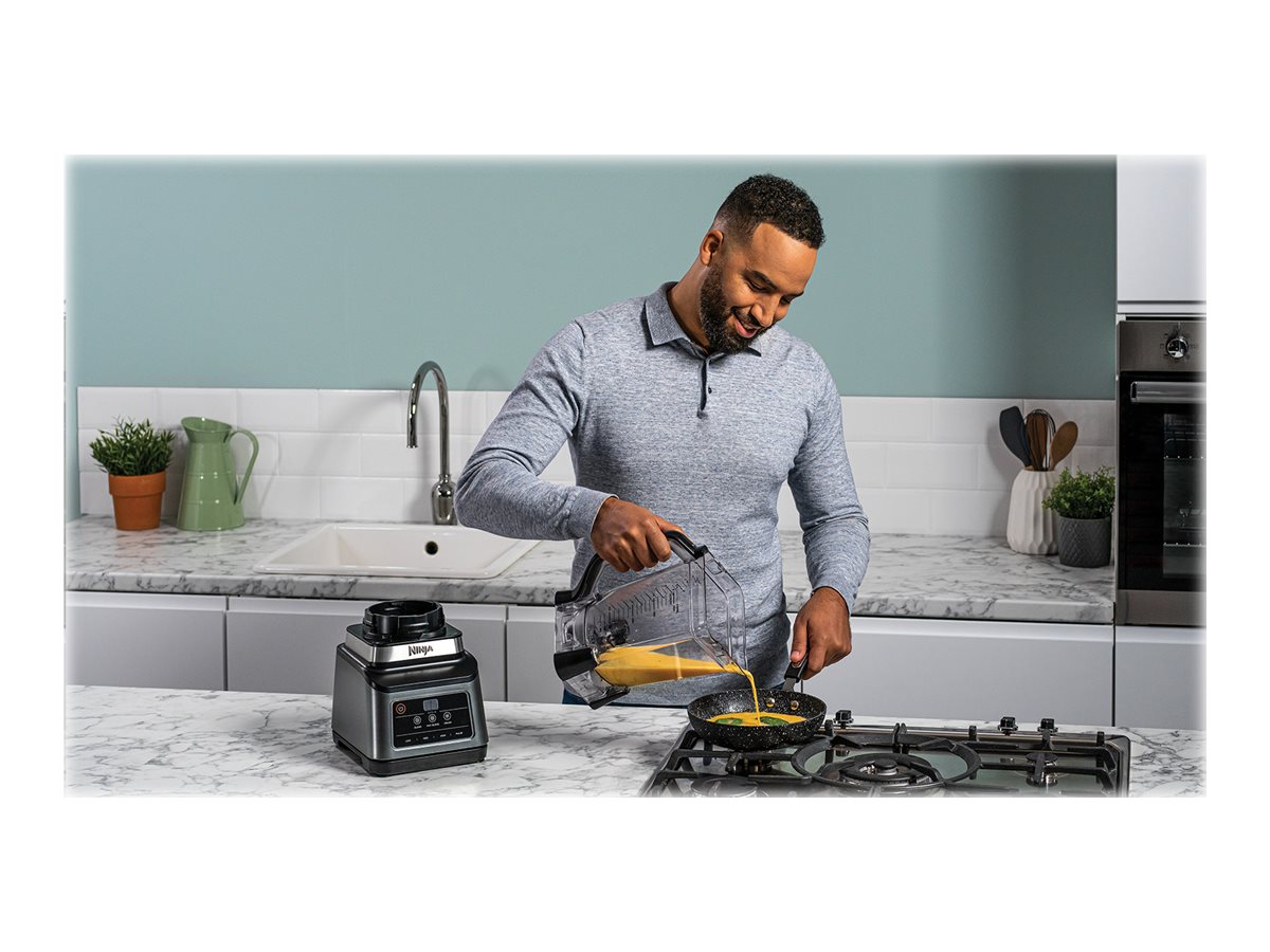 NINJA Mixer Blender 2in1 with Auto IQ | BN750EU | Tabletop | 1200 W | Jar material Plastic | Jar capacity 2.1+0.7 L | Ice crushing | Black/Silver - Image 11