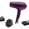 Remington | Hair Dryer | D5219 | 2300 W | Number of temperature settings 3 | Ionic function | Diffuser nozzle | Purple