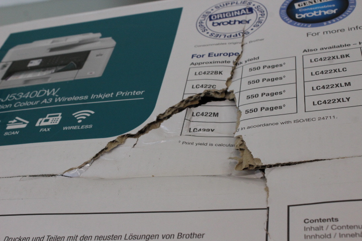 SALE OUT. Brother MFC-J5340DW 4in1 colour inkjet printer | Brother MFC-J5340DW | Inkjet | Colour | 4-in-1 | A3 | Wi-Fi | DAMAGED PACKAGING - Image 2