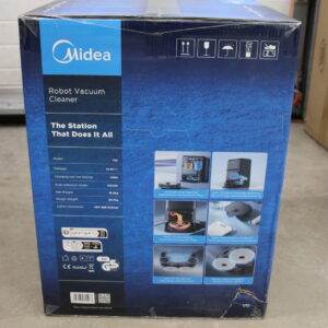 SALE OUT. Midea V12 Robot Vacuum Cleaner, White | Midea | Robot Vacuum Cleaner | V12 | Wet&Dry | 5200 mAh | Dust capacity 3 L | 5000 Pa | White | Battery warranty 20 month(s) | DAMAGED PACKAGING