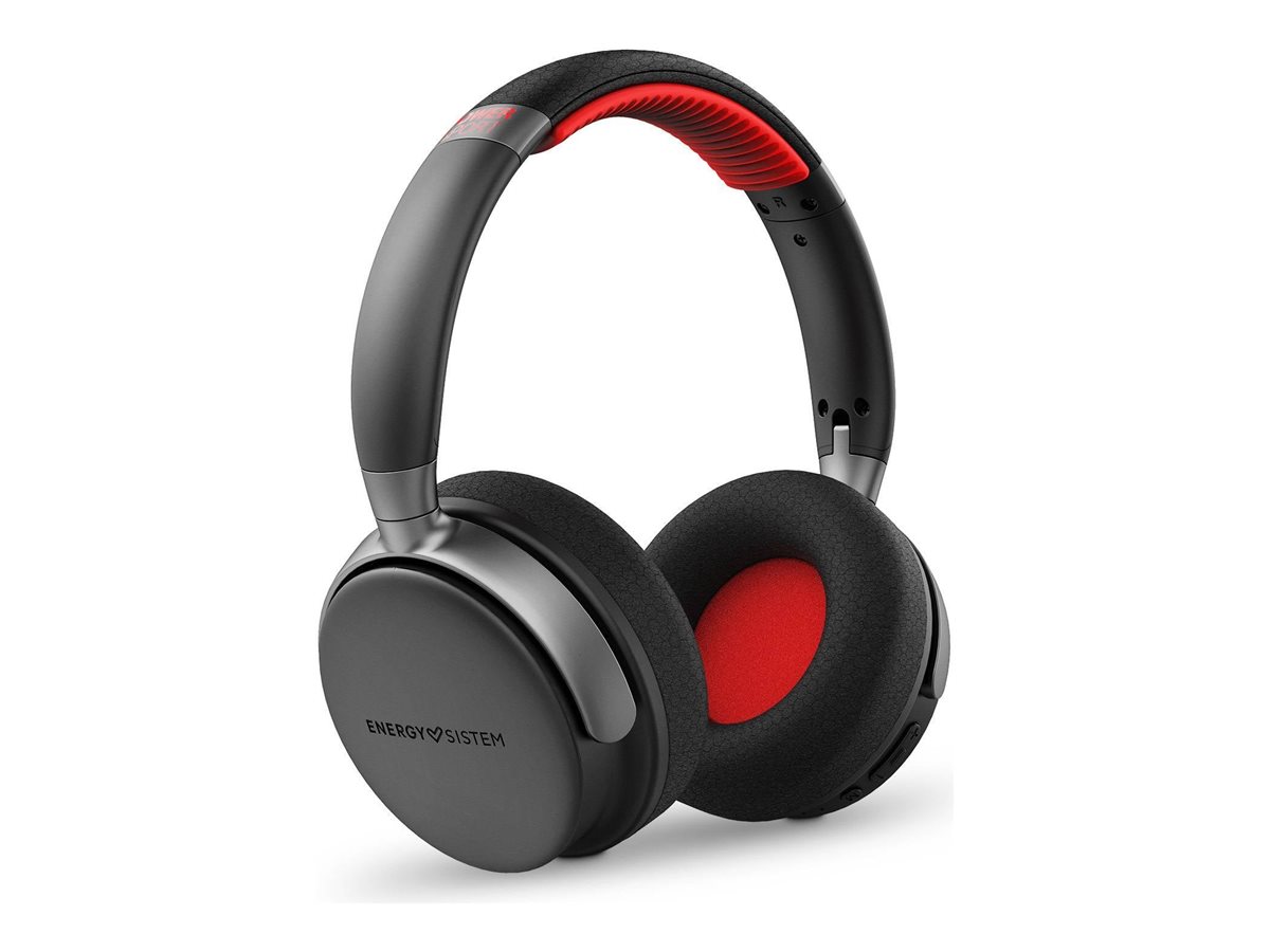 Energy Sistem Headphones | Power Sport | Built-in microphone | Bluetooth | Black/Red
