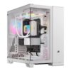 Corsair Dual Chamber PC Case | iCUE LINK 6500X RGB | White | Mid Tower | Power supply included No | ATX