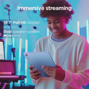 Lenovo Tab (without power adapter) | TB311FU | 10.1 " | Luna Grey | IPS | 1920 x 1200 pixels | MediaTek | Helio G85 | 4 GB | Soldered LPDDR4x | 64 GB | Wi-Fi | Front camera | 5 MP | Rear camera | 8 MP | Bluetooth | 5.3 | Android | 14 | Warranty 24 month(s) | Clear Case