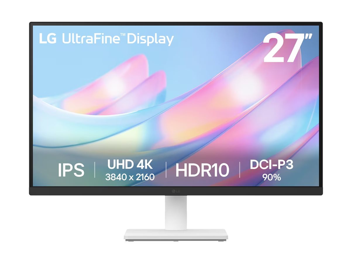 LG | 27US500-W | 27 " | IPS | 16:9 | 60 Hz | 5 ms | 3840 x 2160 pixels | 240 cd/m² | HDMI ports quantity 2 - Image 3