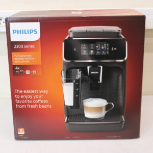 SALE OUT. Philips EP2331/10 Fully automatic Coffee maker, Black | Philips | Coffee maker | EP2331/10 | Pump pressure 15 bar | Built-in milk frother | Automatic | 1500 W | Black | DAMAGED PACKAGING