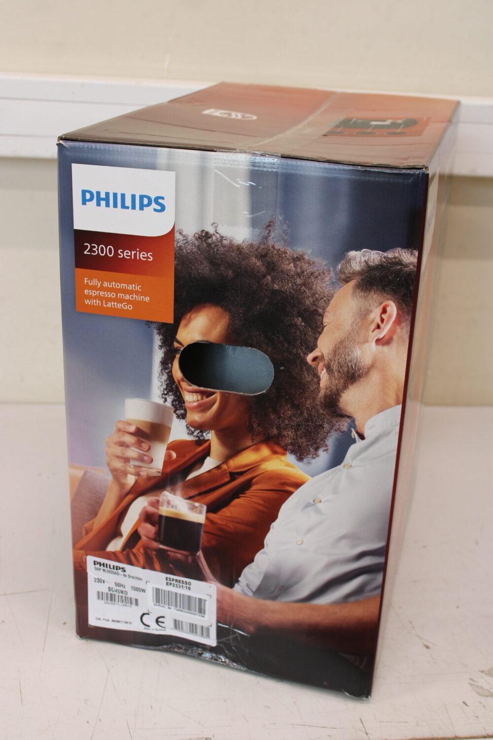 SALE OUT. Philips EP2331/10 Fully automatic Coffee maker, Black | Philips | Coffee maker | EP2331/10 | Pump pressure 15 bar | Built-in milk frother | Automatic | 1500 W | Black | DAMAGED PACKAGING - Image 2