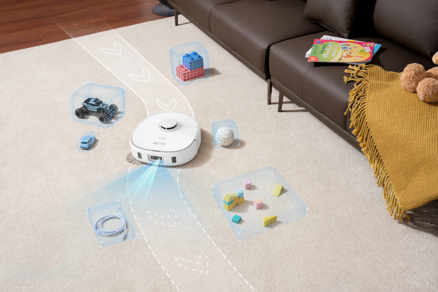 Anker Eufy | Robot Vacuum Cleaner | X10 Pro Omni | Wet&Dry | 5200 mAh | Dust capacity 2.5 L | 8000 Pa | White - Image 6