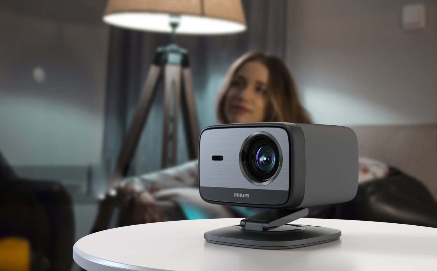 Philips | NeoPix 450 Smart | Full HD (1920x1080) | 500 ANSI lumens | Dark Grey | Smart Projector | Wi-Fi