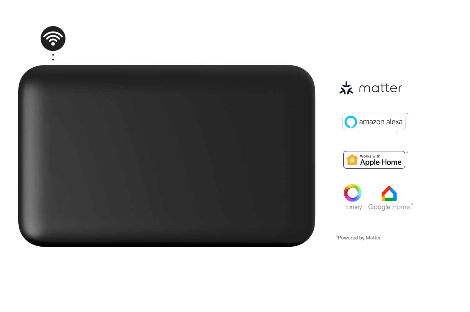 Mill Invisible Smart WiFi Panel Heater | PA700WIFI4B | Panel Heater | 700 W | Suitable for rooms up to 9-12 m² | Black | IPX4