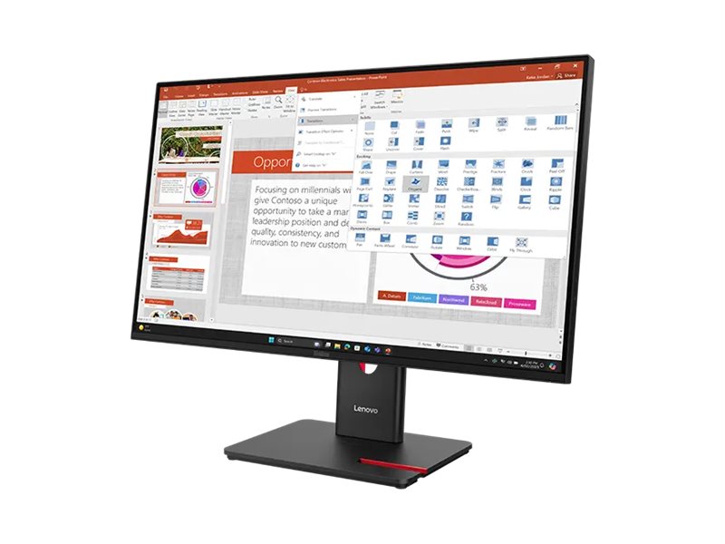 Lenovo | T27-40 | 27 " | IPS | 16:9 | 120 Hz | 6 ms | 1920 x 1080 pixels | 300 cd/m² | HDMI ports quantity 1 | Black | Warranty 36 month(s) - Image 15