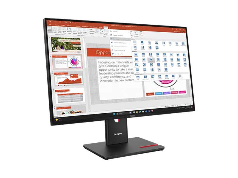 Lenovo | T27-40 | 27 " | IPS | 16:9 | 120 Hz | 6 ms | 1920 x 1080 pixels | 300 cd/m² | HDMI ports quantity 1 | Black | Warranty 36 month(s) - Image 16