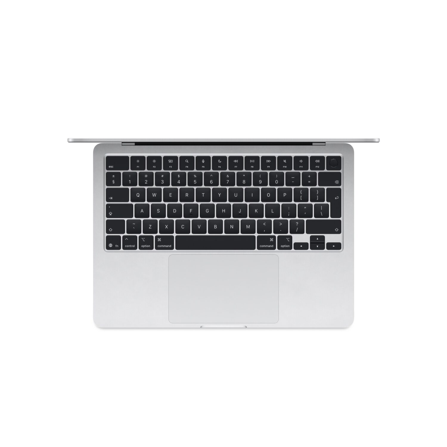 Apple MacBook | Air | Silver | 13 " | IPS | 2560 x 1664 pixels | Apple M4 | 16 GB | Solid-state drive capacity 256 GB | Apple M4 chip 10-core CPU/8-core GPU | macOS | 802.11ax | Bluetooth version 5.3 | Keyboard language English | Keyboard backlit | Warranty 12 month(s) - Image 6