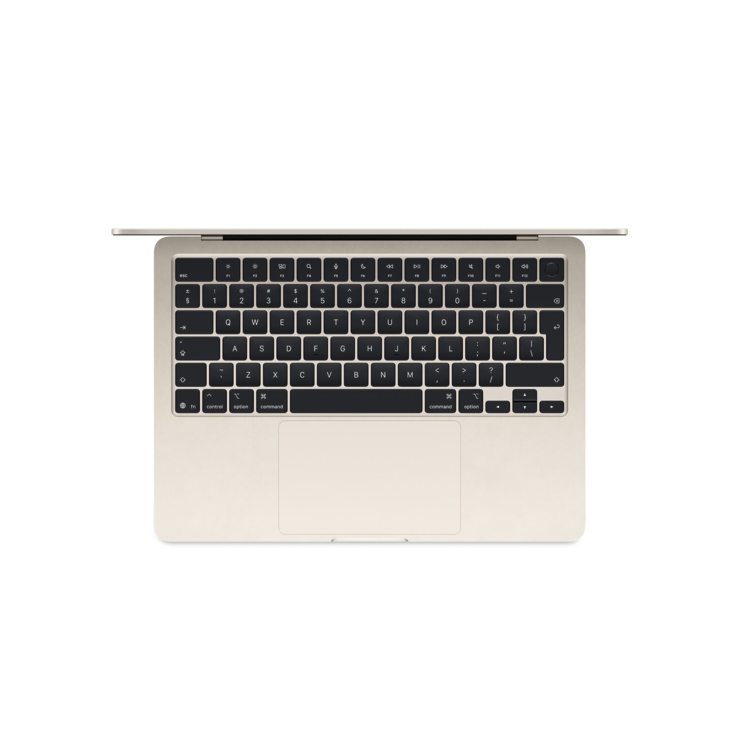 Apple MacBook | Air | Starlight | 13 " | IPS | 2560 x 1664 pixels | Apple M4 | 16 GB | Solid-state drive capacity 256 GB | Apple M4 chip 10-core CPU/8-core GPU | macOS | 802.11ax | Bluetooth version 5.0 | Keyboard language English | Keyboard backlit | Warranty 12 month(s) - Image 8