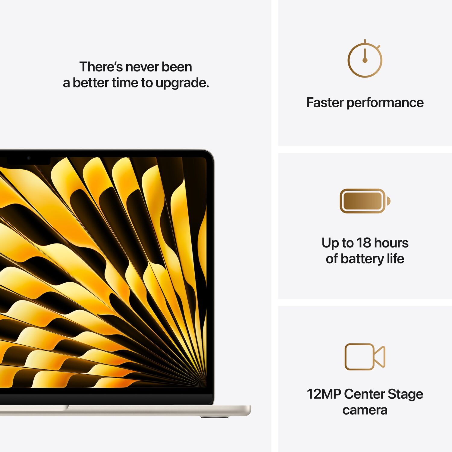 Apple MacBook | Air | Starlight | 13 " | IPS | 2560 x 1664 pixels | Apple M4 | 16 GB | Solid-state drive capacity 256 GB | Apple M4 chip 10-core CPU/8-core GPU | macOS | 802.11ax | Bluetooth version 5.0 | Keyboard language English | Keyboard backlit | Warranty 12 month(s) - Image 6