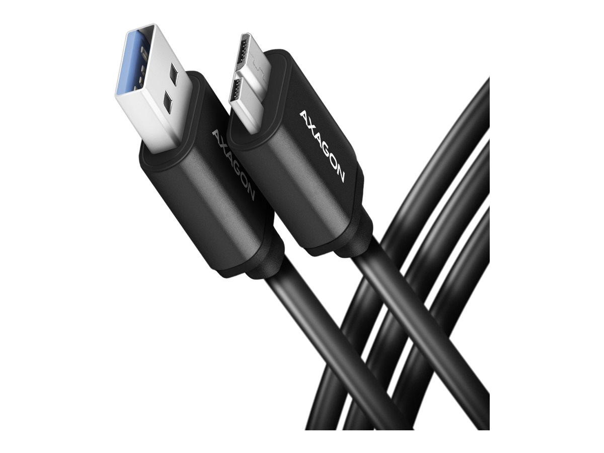 AXAGON Data and charging cable, 1 m | BUMM3-AM10AB | USB Type A to USB Type Micro-B - Image 5
