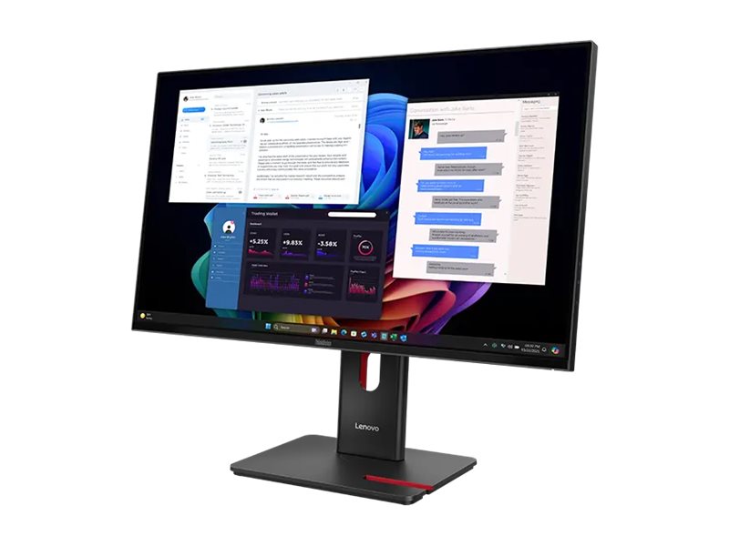 Lenovo | ThinkVision T27UD-40 | 27 " | IPS | 16:9 | 60 Hz | 4 ms | 3840 x 2160 pixels | 350 cd/m² | HDMI ports quantity 1 | Eclipse Black | Warranty 36 month(s) - Image 10
