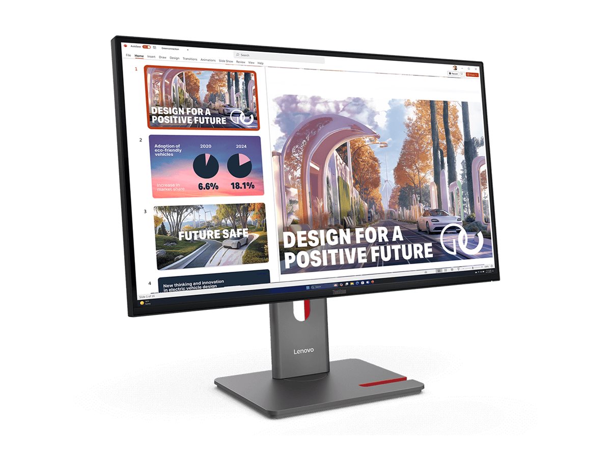Lenovo | ThinkVision | P34WD-40 | 34 " | IPS | 21:9 | 120 Hz | 4 ms | 3440x1440 pixels | 350 cd/m² | HDMI ports quantity 1 | Eclipse black | Warranty 36 month(s) - Image 12