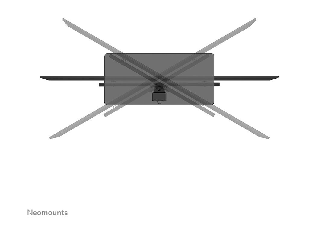 Neomounts Desk Mount | DS45-430BL16 TV stand | Adjustable Height, Swivel | 37-70 " | Maximum weight (capacity) 40 kg | Black - Image 20