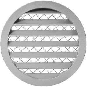 Europlast | Aluminum ventilation grille | Aluminum | Diameter 16 cm