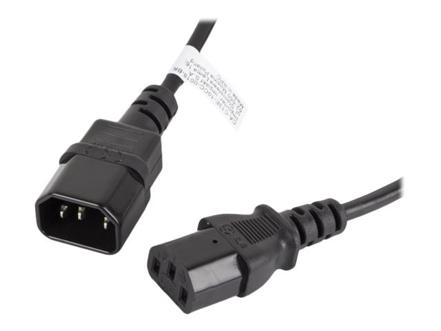 Lanberg | IEC 320 C13 to C14 Cable | CA-C13E-10CC-0018-BK - Image 7