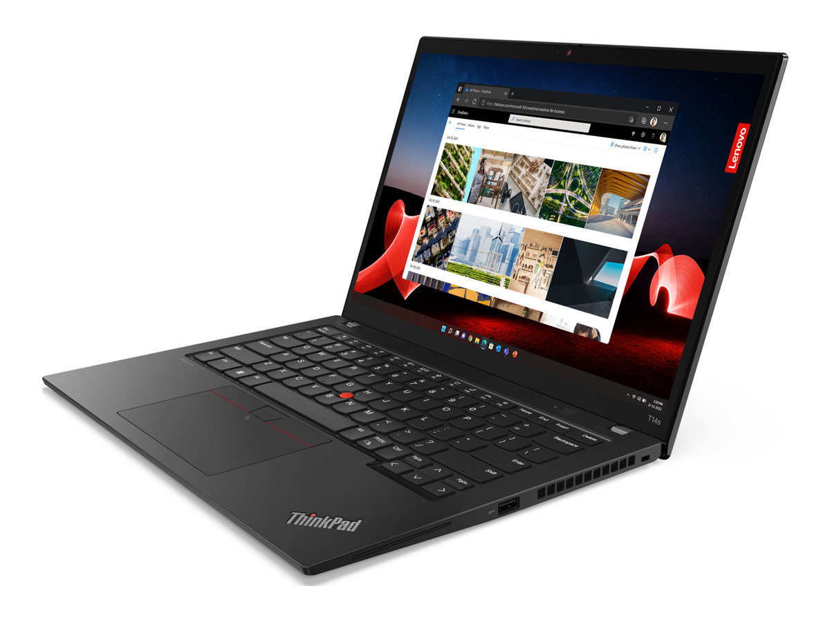 Lenovo ThinkPad T14s G6 Intel | Black | 14 " | IPS | WUXGA | 1920 x 1200 pixels | Anti-glare | Intel Core Ultra 5 | 225U | 16 GB | Soldered LPDDR5x | Solid-state drive capacity 512 GB | Intel Graphics | Windows 11 Pro | 802.11ax | Bluetooth version 5.3 | Keyboard language Nordic | Keyboard backlit | Warranty 36 month(s) | Battery warranty 12 month(s) - Image 22